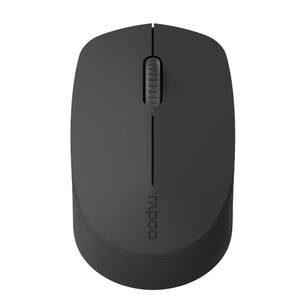 Rapoo Drahtlose optische Maus M100 Multi-Mode geräuschlos dunkelgrau